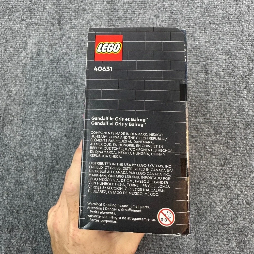 LEGO BrickHeadz Lord of the Rings Gandalf the Grey & Balrog 40631 Set -‎ Retired